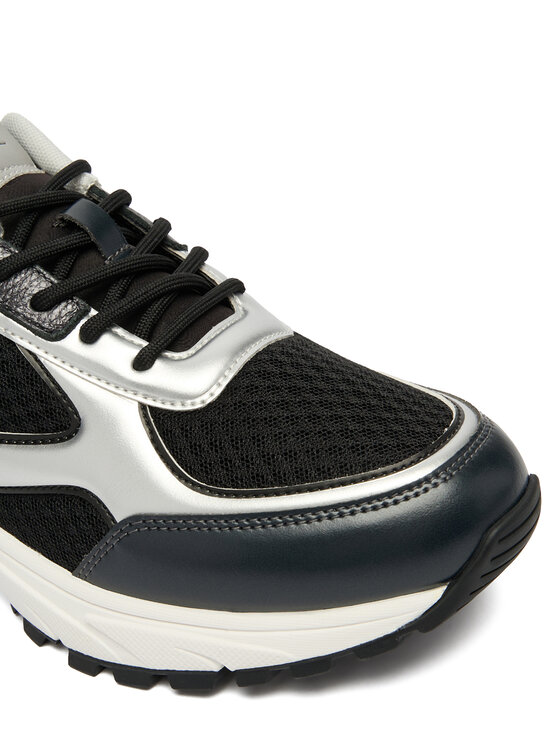 Calvin Klein Calvin Klein Sneakers Hike Runner Laceup Mesh Mix Met YM0YM01402 Negru