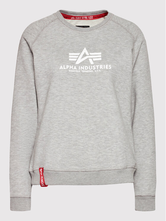 Alpha Industries Alpha Industries Bluza New Basic196031 Szary Regular Fit