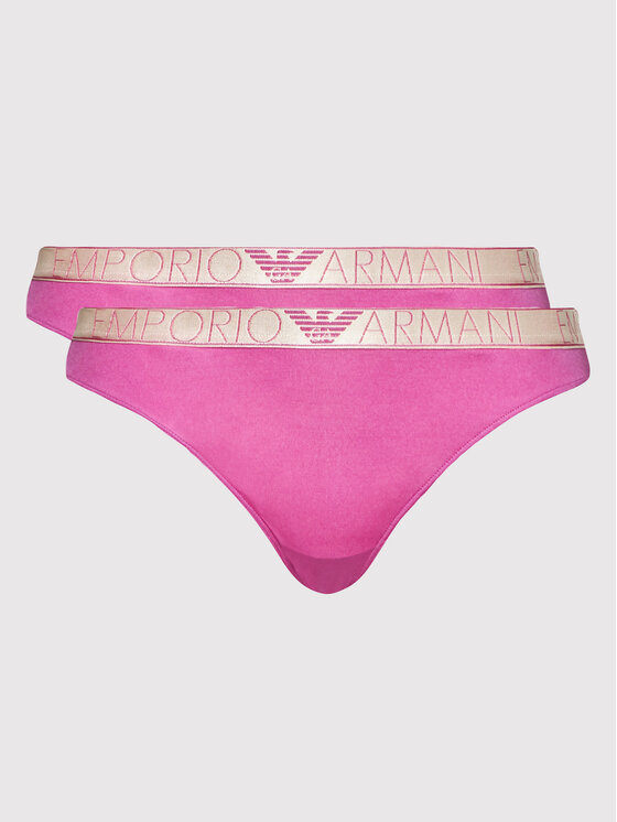 Emporio Armani Underwear Set 2 parov klasičnih spodnjih hlačk 163334 2R235 05873 Roza