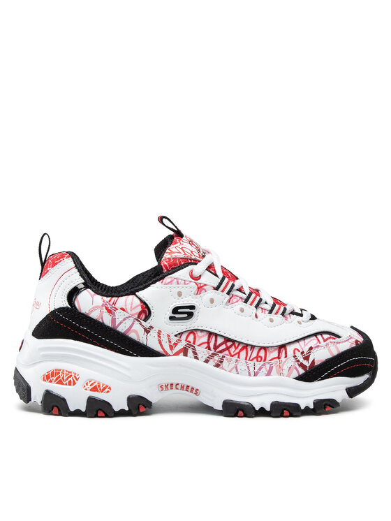 Sneakers Skechers Cupid Charm 149504/WRBK Alb