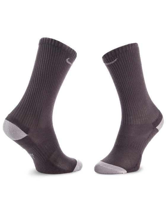 Nike Nike Moteriškų ilgų kojinių komplektas (3 poros) SX6383 923 Pilka