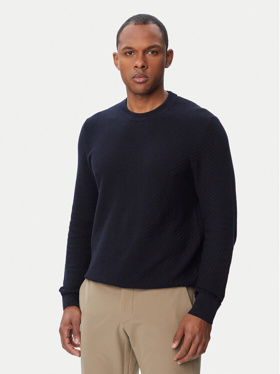BOSS Pulover H-Lofranco 50565565 Bleumarin Regular Fit