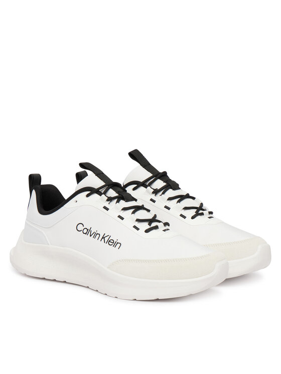 Calvin Klein Calvin Klein Laisvalaikio batai Light Eva Runn Ess Laceup Ny-Su HM0HM02342 Balta