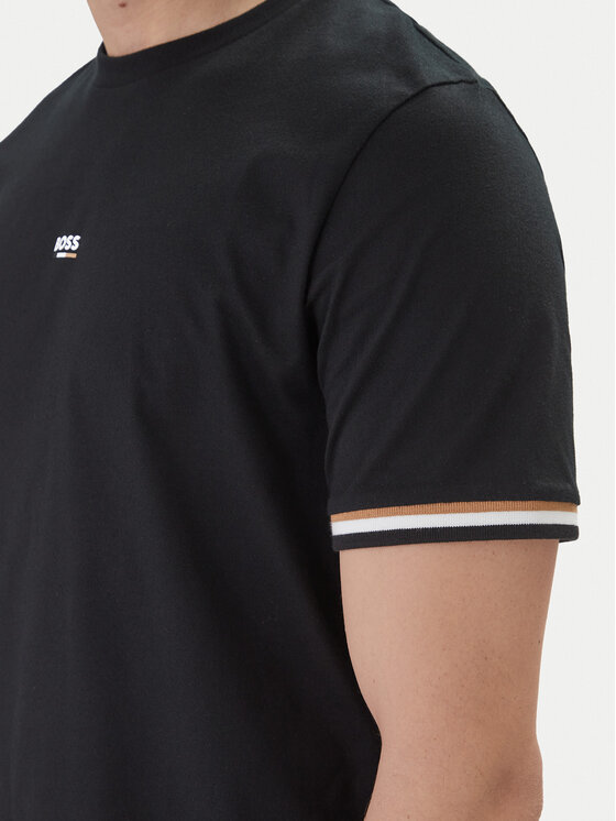 BOSS BOSS Tričko Iconic 50557198 Čierna Regular Fit
