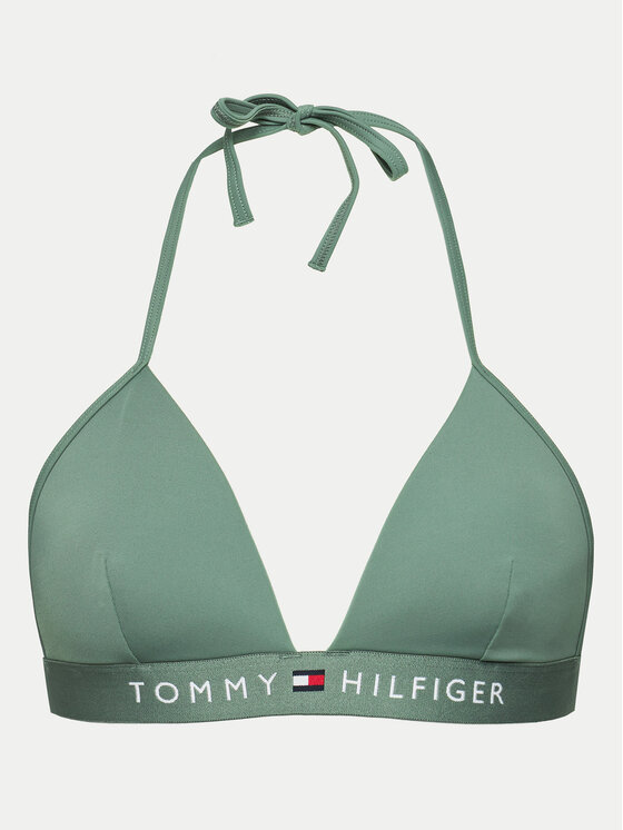 Tommy Hilfiger Tommy Hilfiger Bikini augšdaļa UW0UW04109 Zaļš