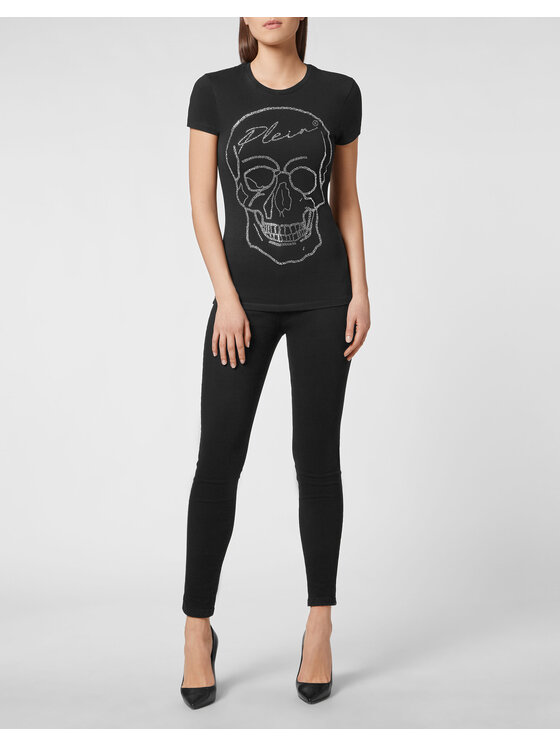 PHILIPP PLEIN PHILIPP PLEIN T-Shirt 1315 Černá Regular Fit