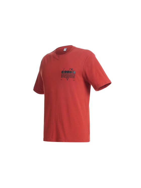 Diadora Diadora T-Shirt T-SHIRT SS MANIFESTO Czerwony Regular Fit
