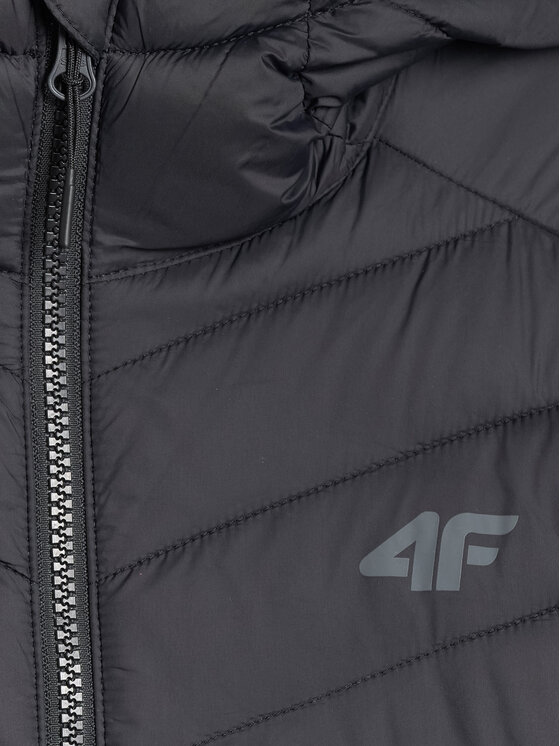 4F 4F Kurtka puchowa EVERYDAY ACTIVE Czarny Slim Fit