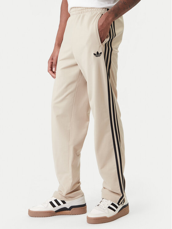 adidas Spodnie dresowe Firebird KE6679 Beżowy Loose Fit