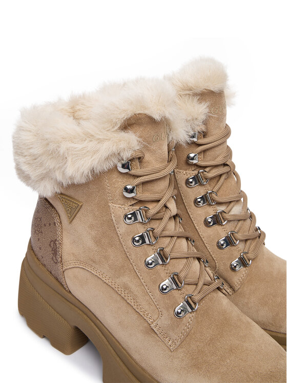 Guess Guess Черевики FLFYRL SUE10 Бежевий
