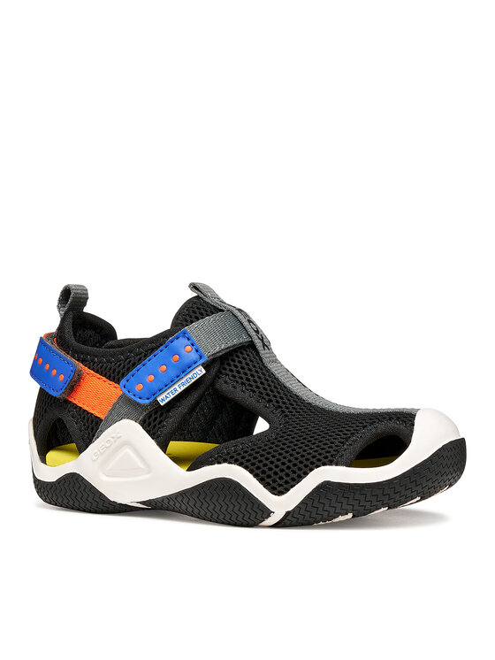 Geox Geox Sandali Jr Wader J1530A 00014 C0038 D Črna