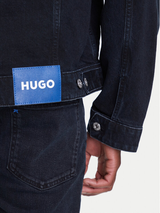 HUGO HUGO Jeansová bunda Dex 50541714 Tmavomodrá Regular Fit