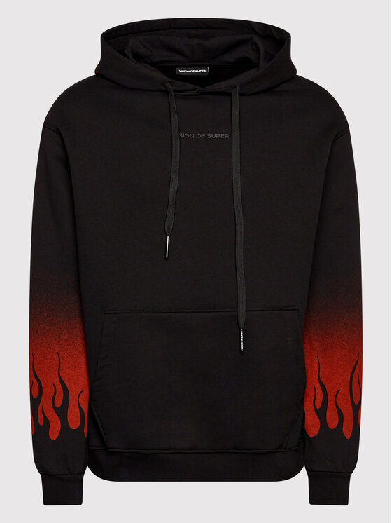 Vision Of Super Vision Of Super Μπλούζα VS00313 Μαύρο Regular Fit