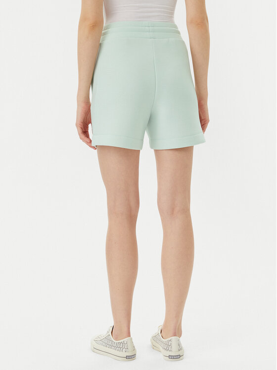 Guess Guess Športové kraťasy V2YD10 K7UW2 Zelená Regular Fit