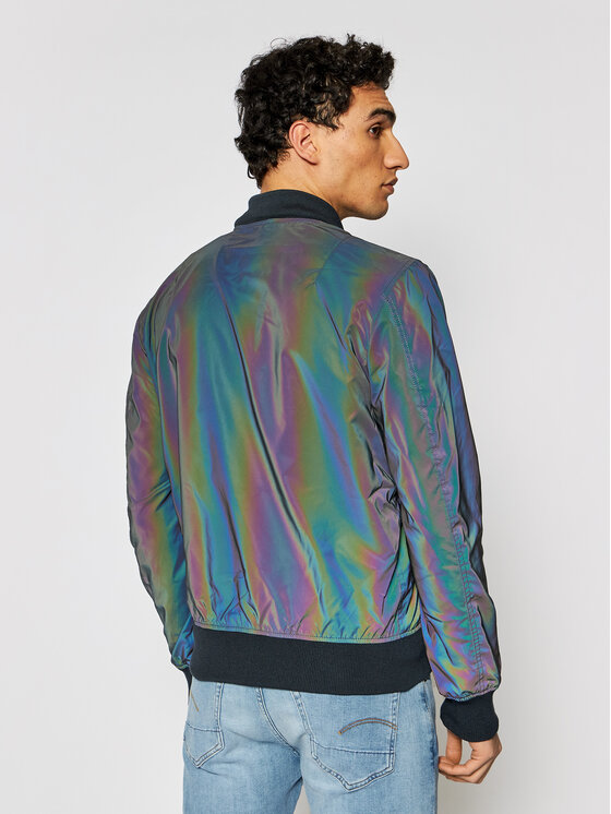 Alpha Industries Alpha Industries Bunda bomber MA-1 LW HD 116107RR Šedá Regular Fit
