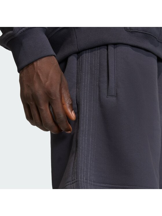 adidas adidas Szorty materiałowe 142531 Szary Regular Fit