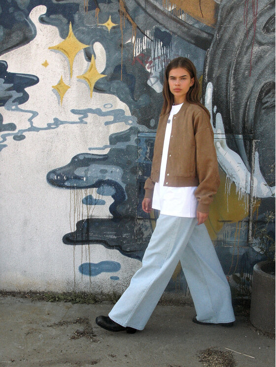 Noisy May Noisy May Traperice 27033285 Plava Wide Leg