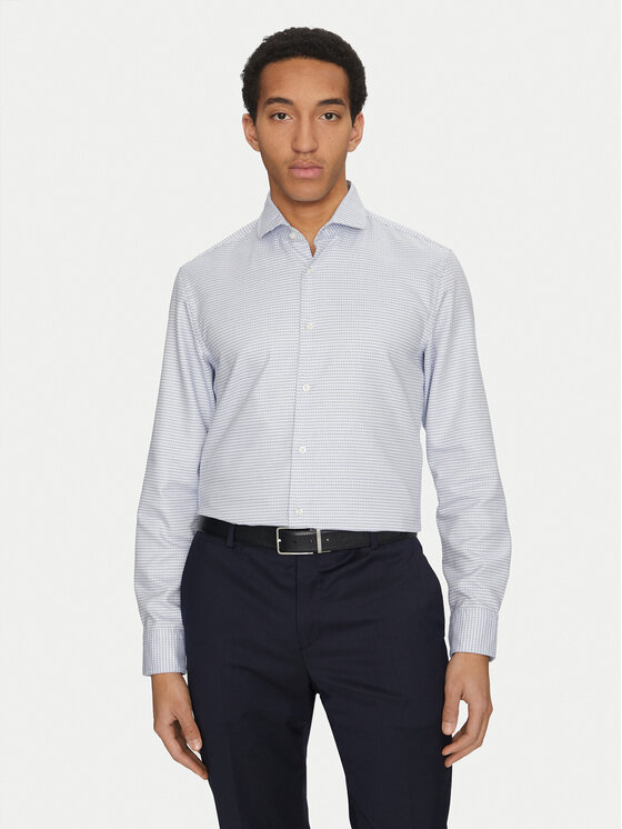 BOSS BOSS Marškiniai C-Hal 50533712 Mėlyna Casual Fit