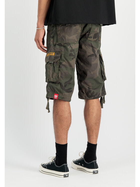 Alpha Industries Alpha Industries Šortky Jet Camo Short Barevná Regular Fit