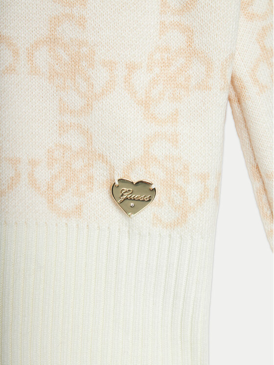 Guess Guess Pulover J4BR04 Z3K10 Bej Relaxed Fit