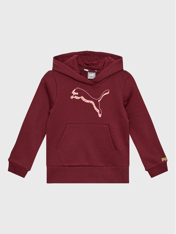 Puma Puma Majica dugih rukava Alpha 670226 Tamnocrvena Regular Fit