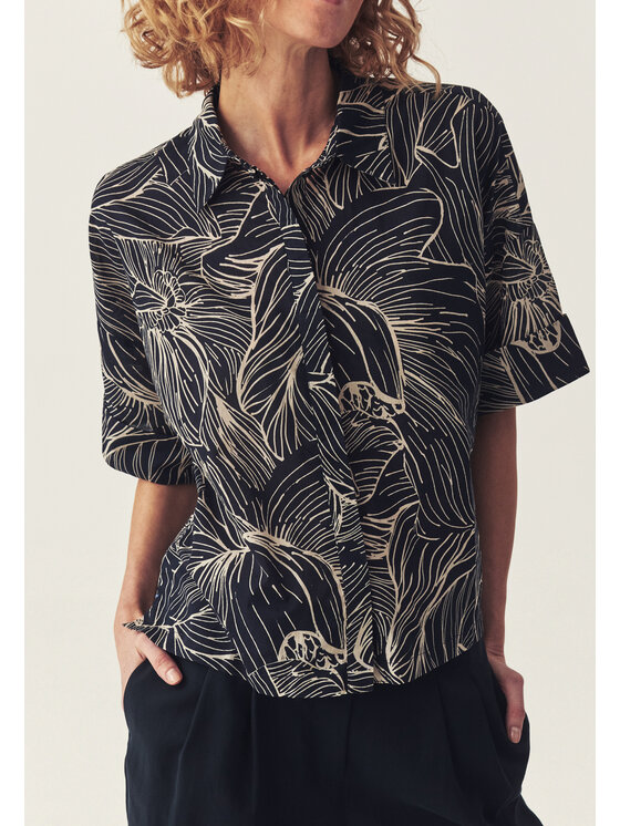 TATUUM TATUUM Košile MERA Tmavomodrá Loose Fit