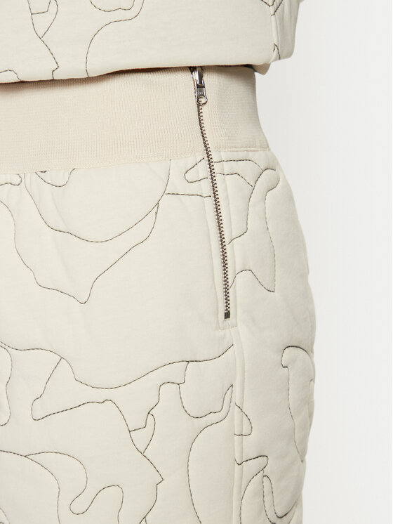 Lacoste Lacoste Spódnica mini JF5192 Beżowy Regular Fit
