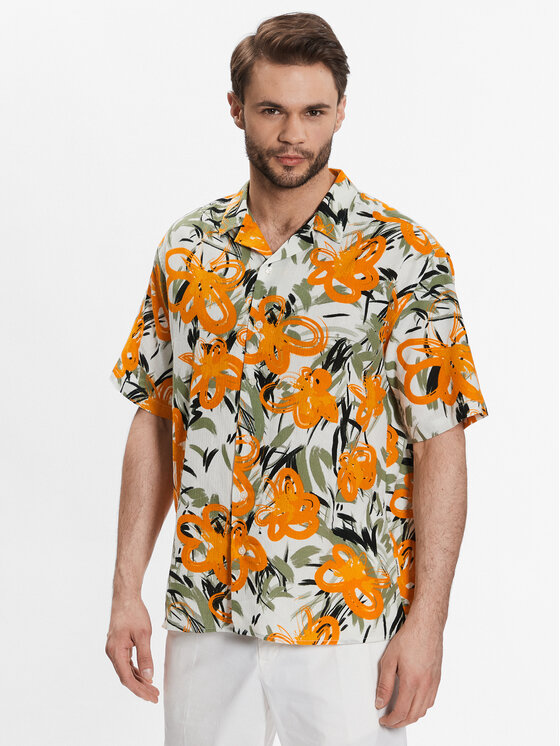 Camicia Pablo 214016 Bianco Relaxed Fit