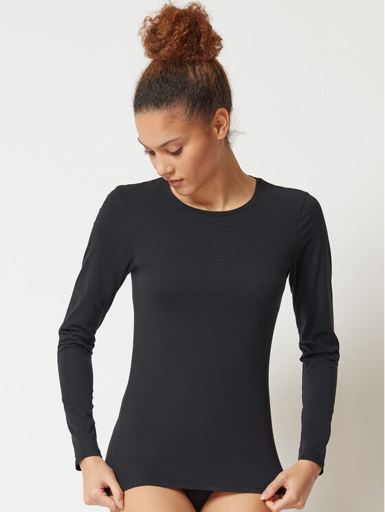 Skiny Skiny Tričko 80786 Čierna Slim Fit