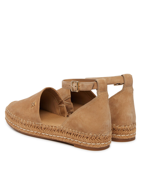 Tommy Hilfiger Tommy Hilfiger Espadrilky Th Platform Espad Suede Strap FW0FW09144 Béžová