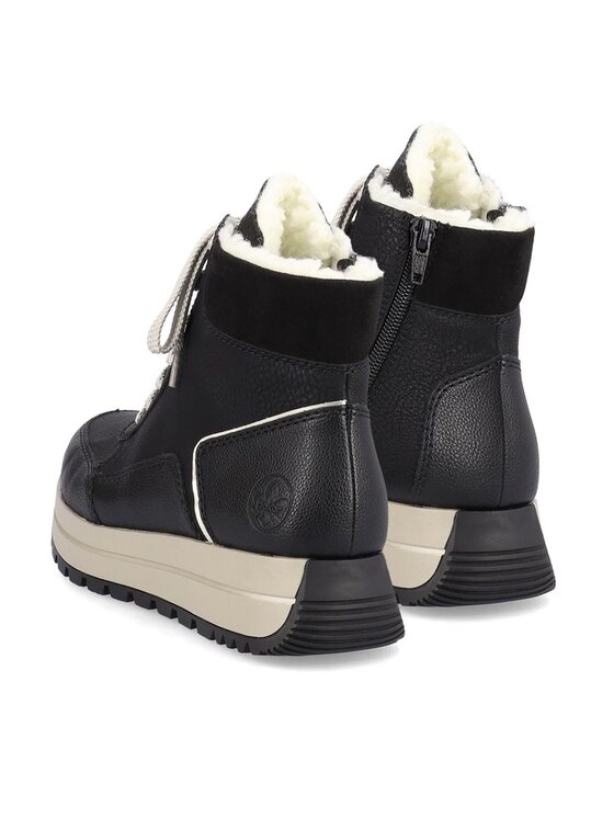 Rieker Rieker Schnürschuhe N4008-00 Schwarz