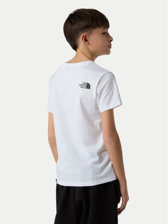 The North Face The North Face Tricou Easy NF0A8EHG Alb Regular Fit