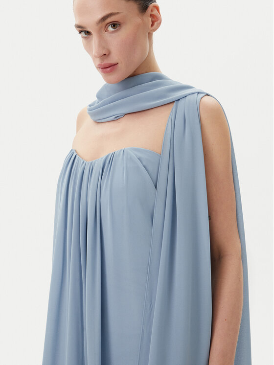 Eleh Eleh Abendkleid ESS250187 Blau Regular Fit