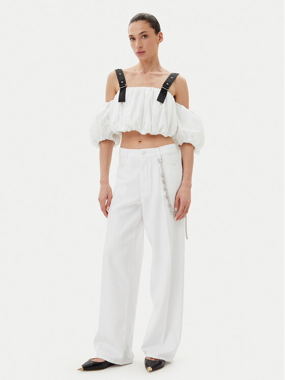PINKO PINKO Top 105176 A2LD Bianco Regular Fit