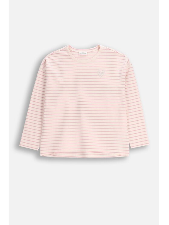 Coccodrillo Coccodrillo Longsleeve WC6143101HGJ-033 Różowy Regular Fit