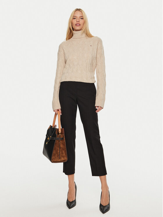 Tommy Hilfiger Tommy Hilfiger Dolčevita WW0WW43102 Bež Regular Fit