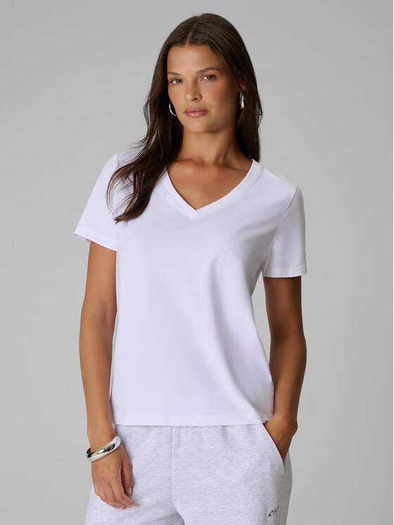 4F 4F T-Shirt NOS Biały Regular Fit