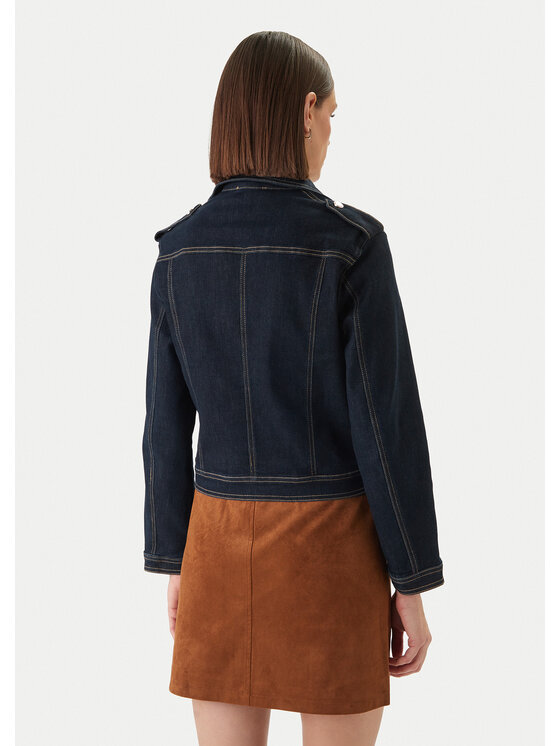 Morgan Morgan Jeans jakna 261-VSOUBIA Mornarsko modra Oversize