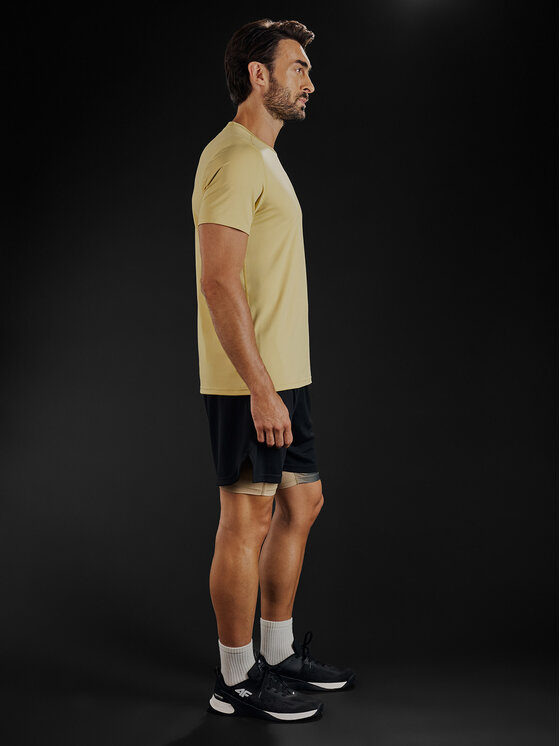 4F 4F Szorty sportowe GOLDEN WARRIOR Czarny Regular Fit