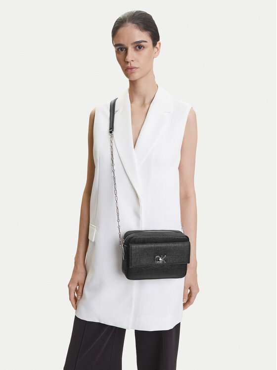 Calvin Klein Calvin Klein Rankinė Ck Pocket Camera Bag_Tex K60K613239 Juoda