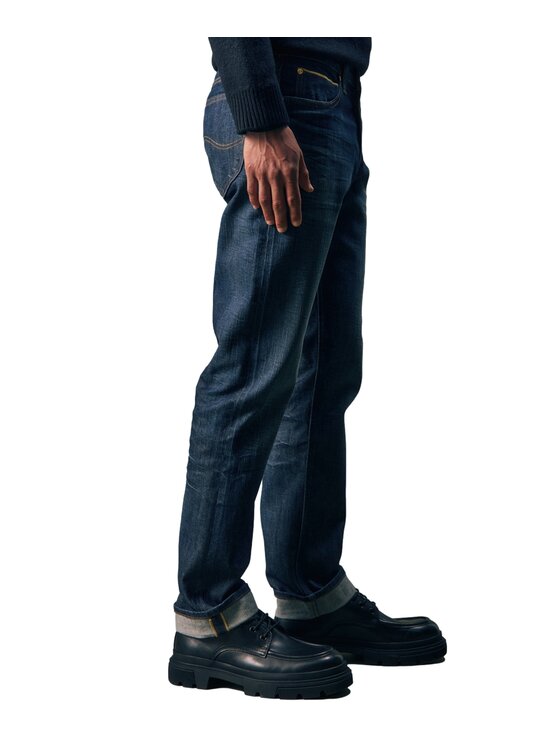 Lee Lee Jeansy 112387687 Granatowy Slim Fit
