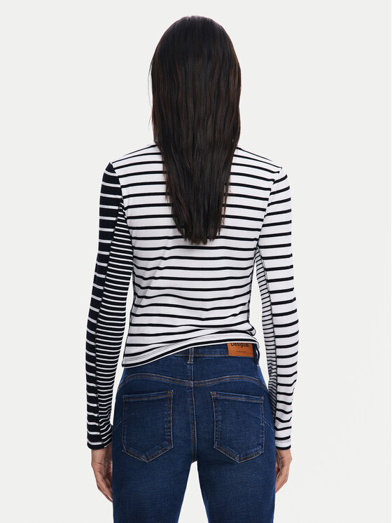 Desigual Desigual Μπλουζάκι 25SWTK92 Λευκό Regular Fit
