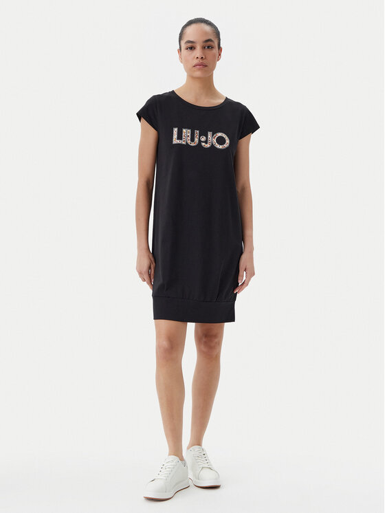 Liu Jo Beachwear Liu Jo Beachwear Sukienka codzienna VA5194 JS003 Czarny Regular Fit