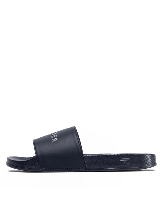 Tommy Hilfiger Tommy Hilfiger Шльопанці Th Glitter Pool Slide FW0FW04982 Cиній