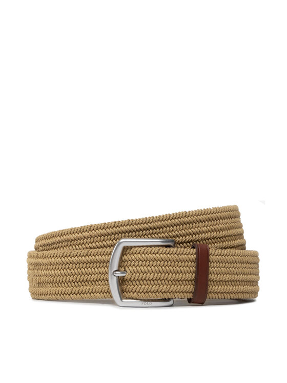 Polo Ralph Lauren Cintura da uomo 35Mm Braid Stretch 405666041004 Marrone, taglia : XL