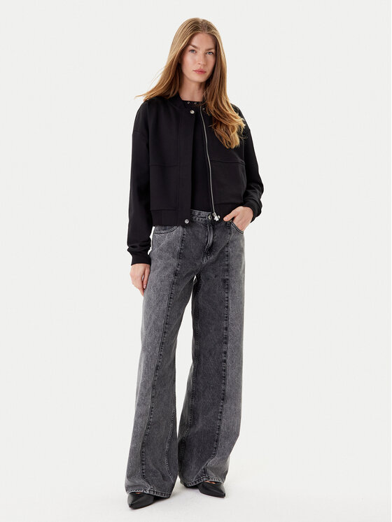 HUGO HUGO Pulóver Dakure 50542743 Fekete Relaxed Fit