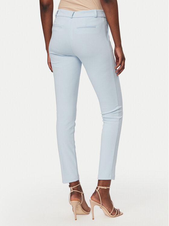 Rinascimento Rinascimento Medžiaginės kelnės CFC0127865003 Žydra Slim Fit