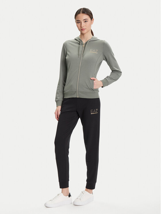 EA7 Emporio Armani EA7 Emporio Armani Tepláková souprava 8NTV51 TJ9RZ M7003 Zelená Regular Fit
