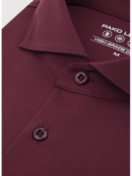 Pako Lorente Pako Lorente Koszula P26WF-1X-020 Bordowy Slim Fit
