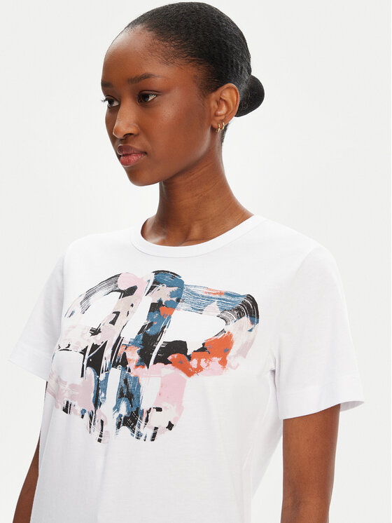 Munthe Munthe T-shirt Prato 252110425260 Bijela Regular Fit
